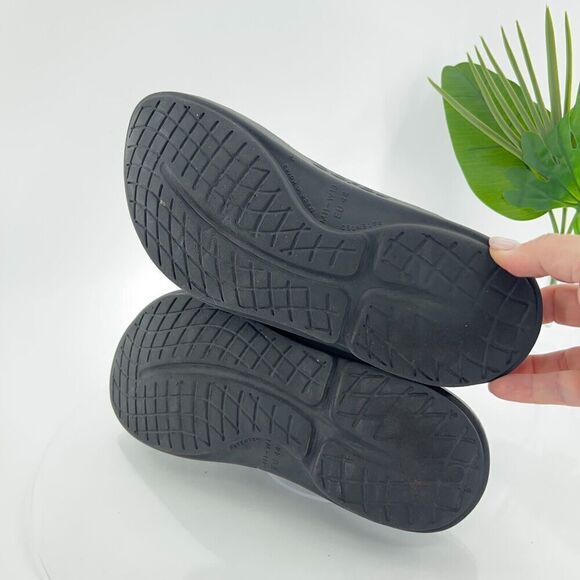 Oofos Men's OOlala Sandal Size 11 Recovery Sport Slide Thong Black - Picture 10 of 14